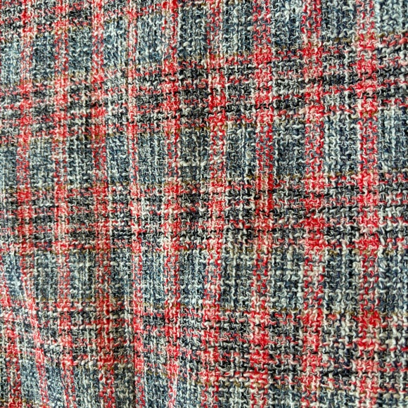 NWT Maje 2-in-1 Rajari Cotton Shirt Dress with Tweed Overlay Skirt - Picture 13 of 15